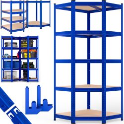 Schwerlasteckregal Blau 180x70x40cm verzinkt 875kg