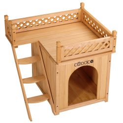 Katzenhaus Holz FSC®-zertifiziert 66x53x64cm