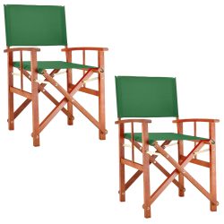 Regiestuhl Cannes 2er-Set Grün Eukalyptus FSC®-zertifiziert