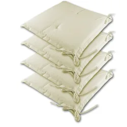 Sitzkissen 4er-Set Sydney Creme 45x40x6cm