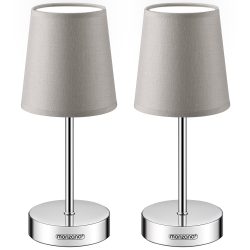 Tischlampe Lumière 2er-Set Taupe 32x13x13cm