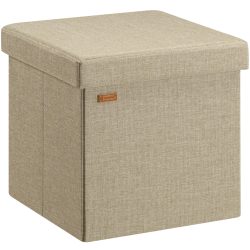 Sitzhocker Beige 38x38x38cm faltbar