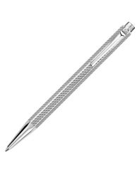 Personalisierbarer Caran d'Ache Cubrik Stylo versilbert mit Gravur