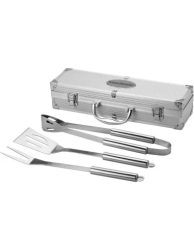 Grillkoffer 3-teilig personalisiert – Perfekt für Grillmeister - Grillzubehör