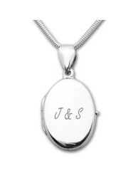 Silber Kette mit Medaillon – Edles Schmuckstück - Halsketten und Anhänger