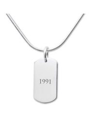 Dog Tag Kette aus 925 Sterlingsilber – Gravierbar & edel - Halsketten und Anhänger