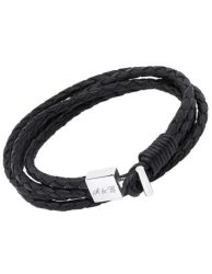 Lederarmband geflochten, in diversen Farben - Armschmuck und Armbänder
