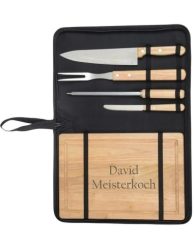 Tranchier-Set BBQ personalisiert mit individueller Gravur - Grillzubehör