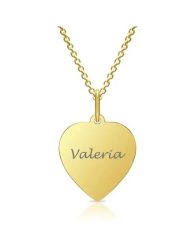 Herzanhänger mit Kette – In Gold, Silber oder Roségold - Halsketten und Anhänger
