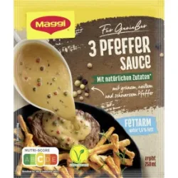 Maggi Für Genießer 3 Pfeffer Sauce fettarm ergibt 250ML