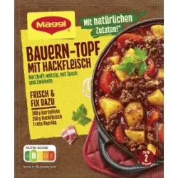 Maggi Bauern-Topf mit Hackfleisch 39G