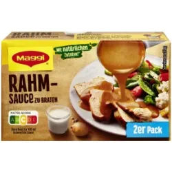 Maggi Rahm-Sauce zu Braten ergibt 2x 250ML