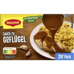 Maggi Sauce zu Geflügel ergibt 2x 250ML