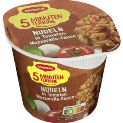 undefined, Maggi 5 Minuten Terrine Nudeln in Tomaten-Mozzarella-Sauce 55G