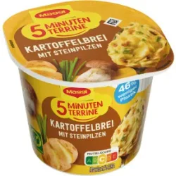Maggi 5 Minuten Terrine Kartoffelbrei mit Steinpilzen 43G