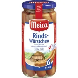 Meica 6 Rindwürstchen 380G