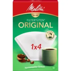 Melitta Aroma Filtertüten weiß Gr.1x4 80ST