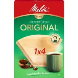 Melitta Aroma Filtertüten naturbraun Gr.1x4 80ST