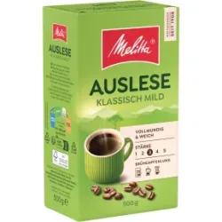 Melitta Kaffee Auslese klassich-mild gemahlen 500G