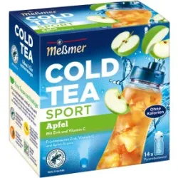 Meßmer Cold Tea Sport Apfel mit Zink und Vitamin C 14ST 38,5G
