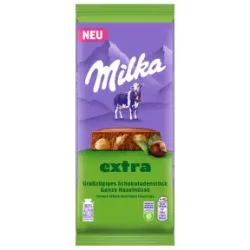 Milka extra Ganze Haselnüsse 190G