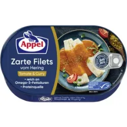 Appel Heringsfilets Tomate & Curry 200G