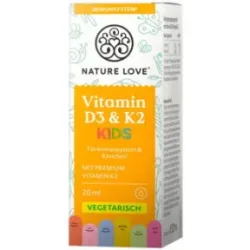 Nature Love Vitamin D3 & K2 Kids 20ML