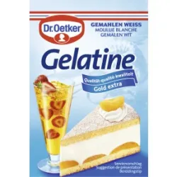 Dr.Oetker Gelatine gemahlen weiss Gold extra 3ST 27G