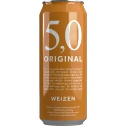 Oettinger 5,0 Original Weizenbier 0,5L Dose