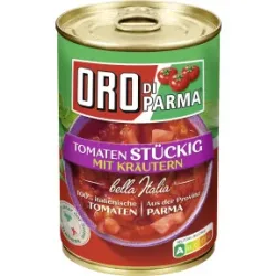 Oro di Parma Tomaten stückig mit Kräutern 400G