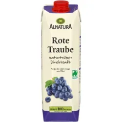 Alnatura Bio Rote Traube naturtrüber Direktsaft 1L