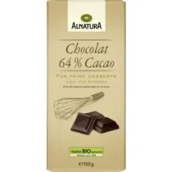 Alnatura Bio Chocolat 64% Cacao 150G