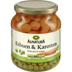 Alnatura Bio Erbsen & Karotten 340G