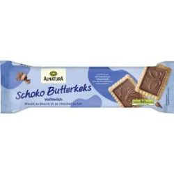 Alnatura Bio Schoko Butterkeks mit Vollmilchschokolade 130G