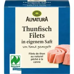Alnatura Thunfisch Filets in eigenem Saft 160G