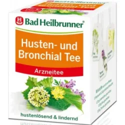 Bad Heilbrunner Husten- und Bronchial Tee N 8X2.0 g Filterbeutel