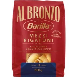 Barilla Al Bronzo Mezzi Rigatoni 500G