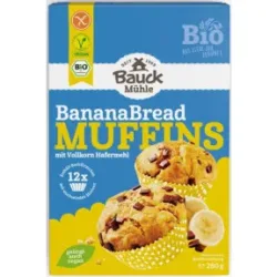 Bauck Mühle Bio Backmischung Bananenbrot Muffins glutenfrei 280G
