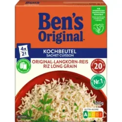Ben's Original Langkornreis 20-Minuten Kochbeutel 500G