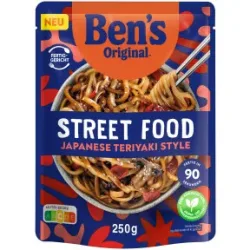 Ben's Original Street Food Japanese Teriyaki Style Noodles 250G