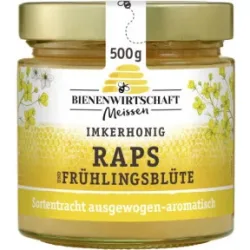 Bienenwirtschaft Honig Raps und Frühlingsblüte 500G