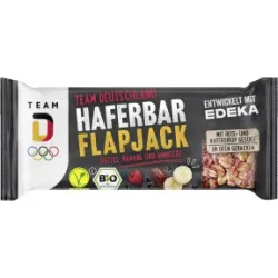 EDEKA Bio Haferbar Flapjack Team Deutschland Dattel, Banane und Himbeere 60G
