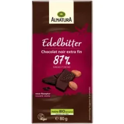Alnatura Bio Edelbitter Schokolade 87% 80G
