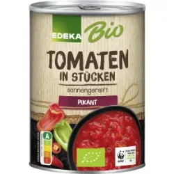 EDEKA Bio Tomaten in Stücken pikant 400G
