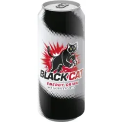 Black Cat Energydrink 0,5L Dose - Abverkauf