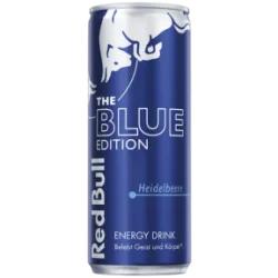 Red Bull Energy Drink Blue Edition Heidelbeere Geschmack 250ML Dose