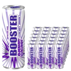 Booster Energydrink Blueberry-Coconut 24x 0,33L Dose