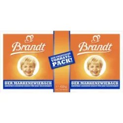 Brandt Markenzwieback Doppelpack 450G