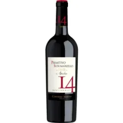 Contessa Marina Primitivo Susumaniello 14 IGT 0,75L - Etikett verschmutzt/beschädigt