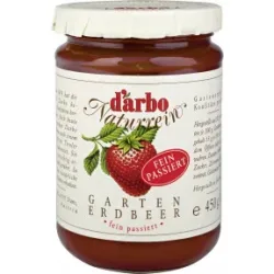 Darbo Konfitüre Naturrein Erdbeer fein passiert 450G